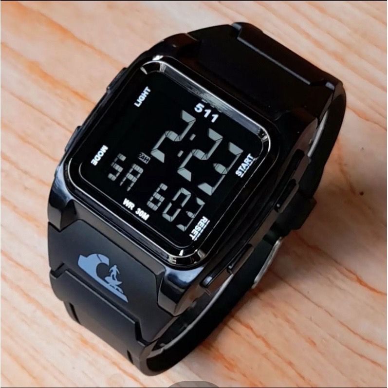 Jam Tangan Pria K9353Z Digital Tali Rubber Tanggal Hari Aktif Free Box &amp; Baterai