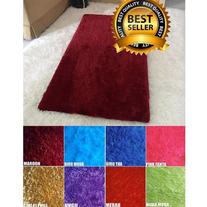 Sajadah Bulu Rasfur Tebal Anti Slip