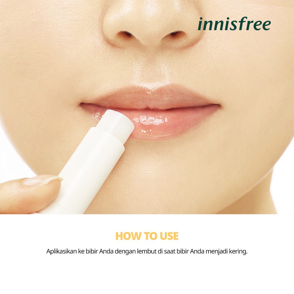 Innisfree Canola Honey Lip Balm Intensive Moisture 3.5g - Pelembap Bibir Intensif