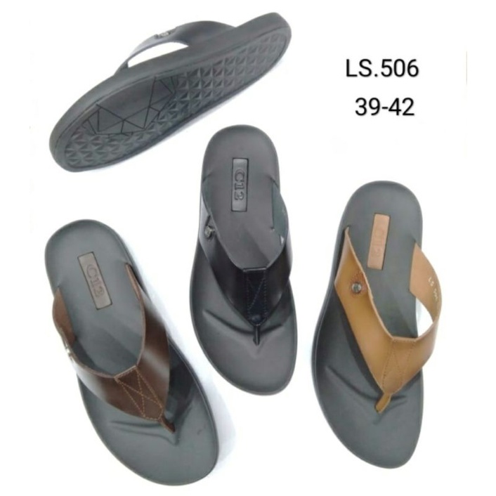 SANDAL KULIT PRIA C12 LS 506 39-43