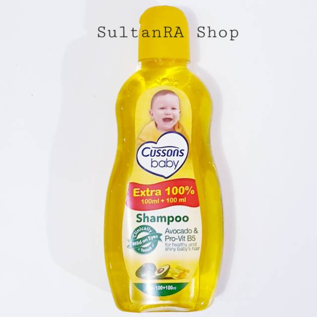 Cussons Baby Shampoo Extra 100% 50ml + 50ml Avocado &amp; Pro-Vit B5 SHAMPOO BAYI 50+50ml NEW AVOCADO