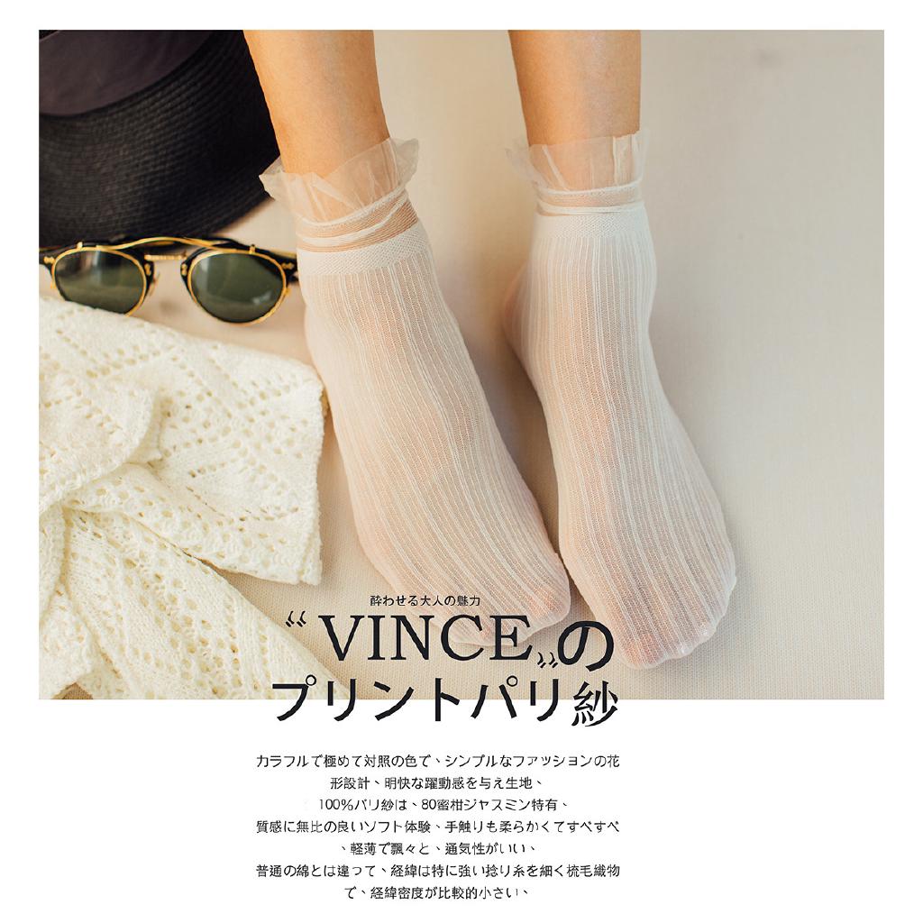 Kaos Kaki Lace Transparan Breathable Ultra Tipis Motif Kaos Kaki Lace Transparan Breathable Ultra Tipis Motif