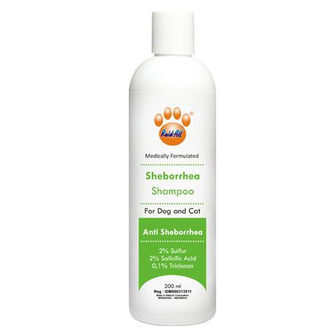 Shampoo Kucing Anjing Anti Ketombe Sheborrhea 200ML Raid All