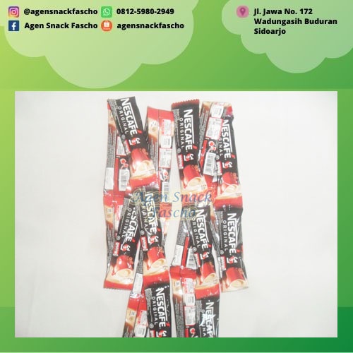 

Nestle Nescafe Original 3in1 sachet 10 x 17,5 gram (1 renceng isi 10 sachet)