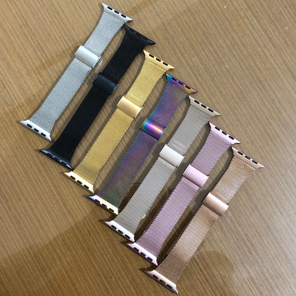 Strap Apple Watch Milanese Metal Bracelet 38mm/40mm/41mm/ 42mm/44mm/45mm/49mm