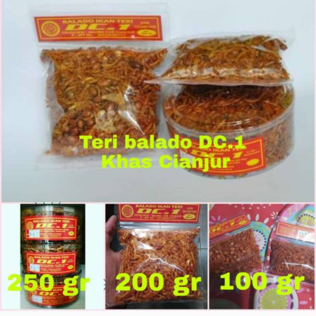 

TERI KACANG KENTANG BALADO CIANJUR DC-1 200gr