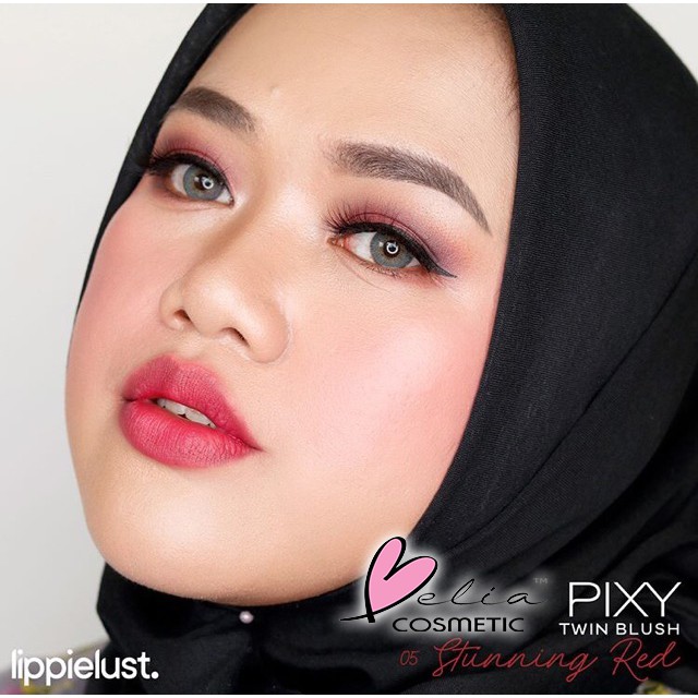 ❤ BELIA ❤  PIXY Twin Blush 2 in 1 ( lip &amp; blusher pixy )