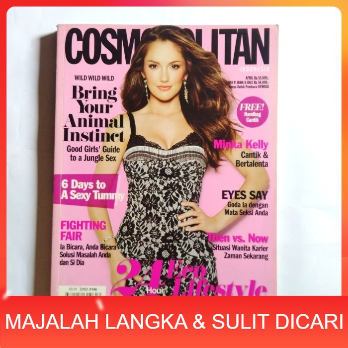 Majalah COSMOPOLITAN Apr 2012 Cover MINKA KELLY Langka