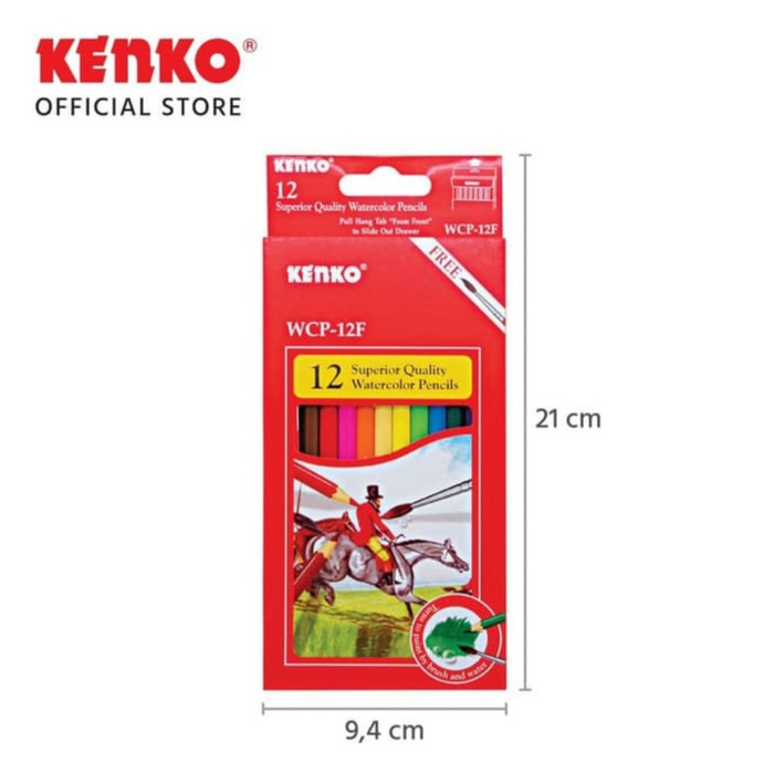 PENSIL WARNA WATER COLOR WCP-12F/PENSIL WARNA WATER COLOR WCP-24F