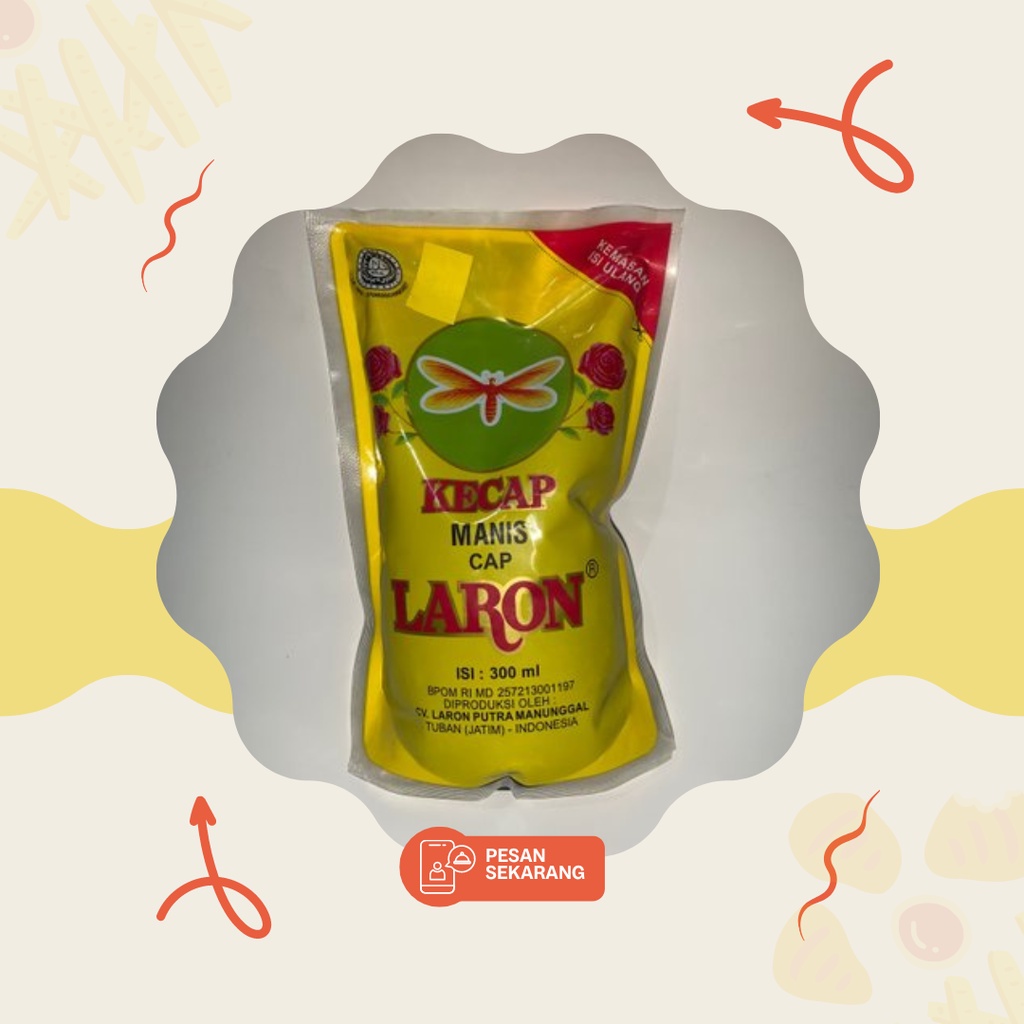 

[MURAH BANGET] Kecap Cap Laron Asli Tuban | Berat 150, 300, 620 ml | Kerupuk_Murah