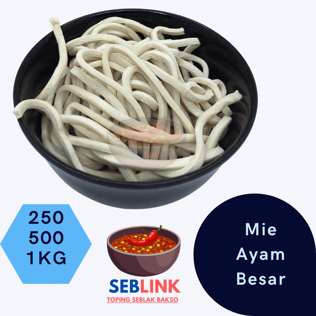 

Mie Ayam Spageti Basah Super Kenyal