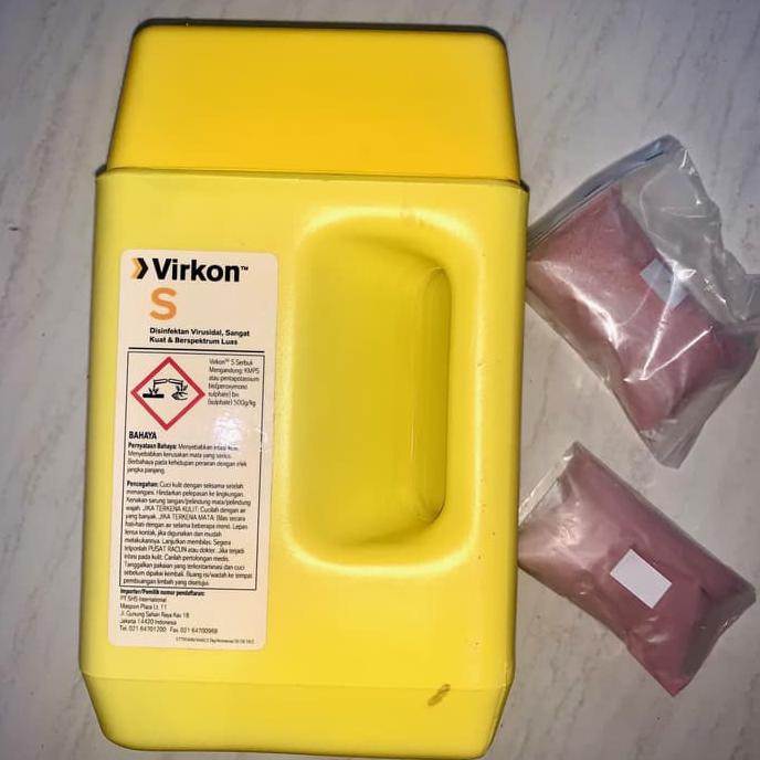 Disinfektan Virus Kandang, Corona Vircon S Repacking Isi 100 Gram