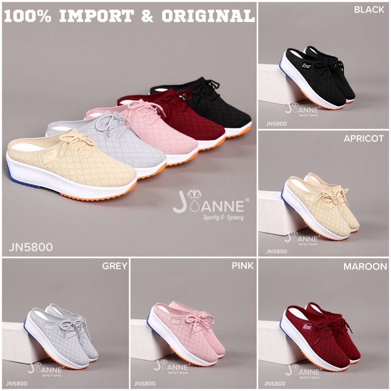 RESTOCK! [ORIGINAL] JOANNE Casual Slop Sneakers Shoes #JN5800