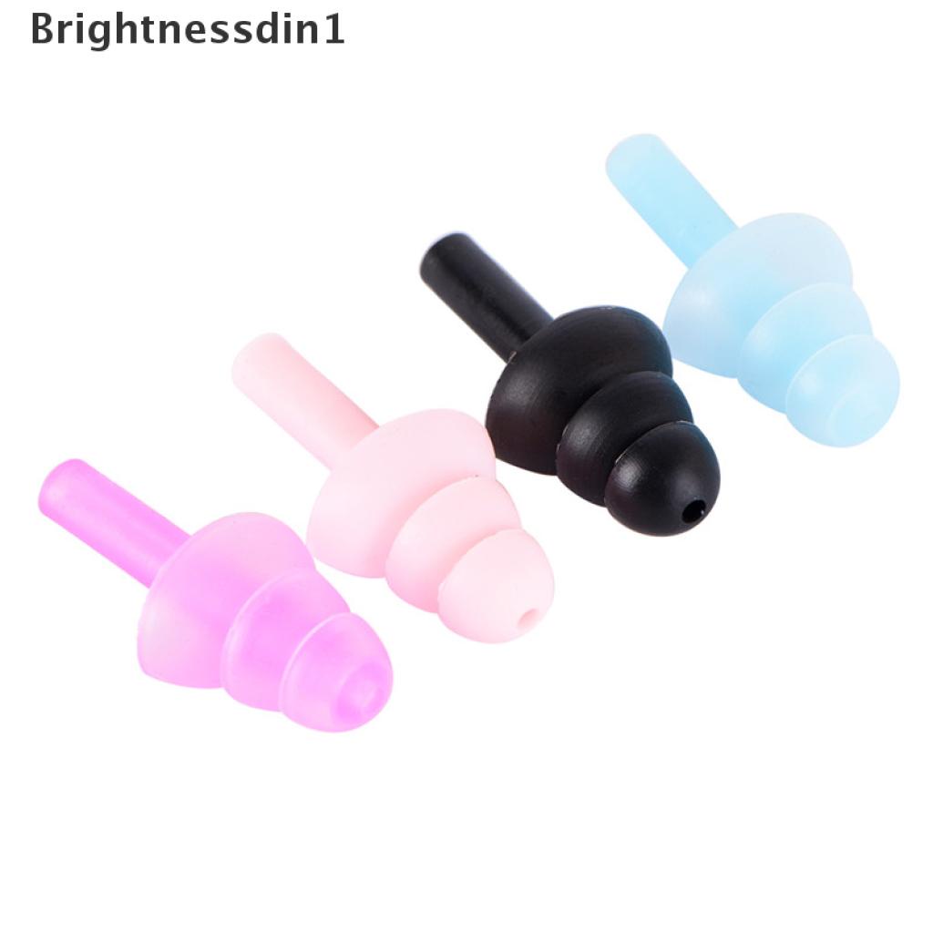 4 Pcs Ear Plugs Bahan Silikon Anti Bising 1 In 1 Untuk Belajar Tidur