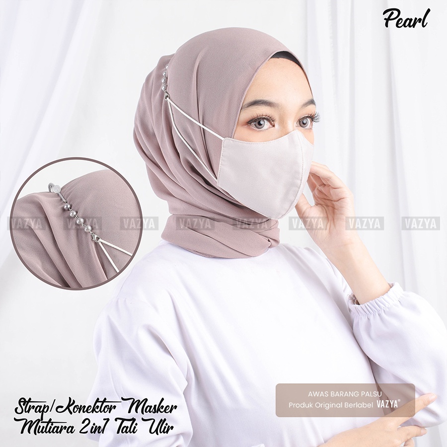 Strap/Konektor Masker Mutiara Tali Ulir