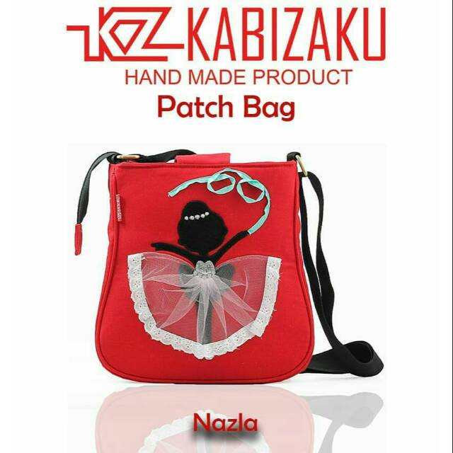 Tas Kabizaku Patch Bag Nazla Merah