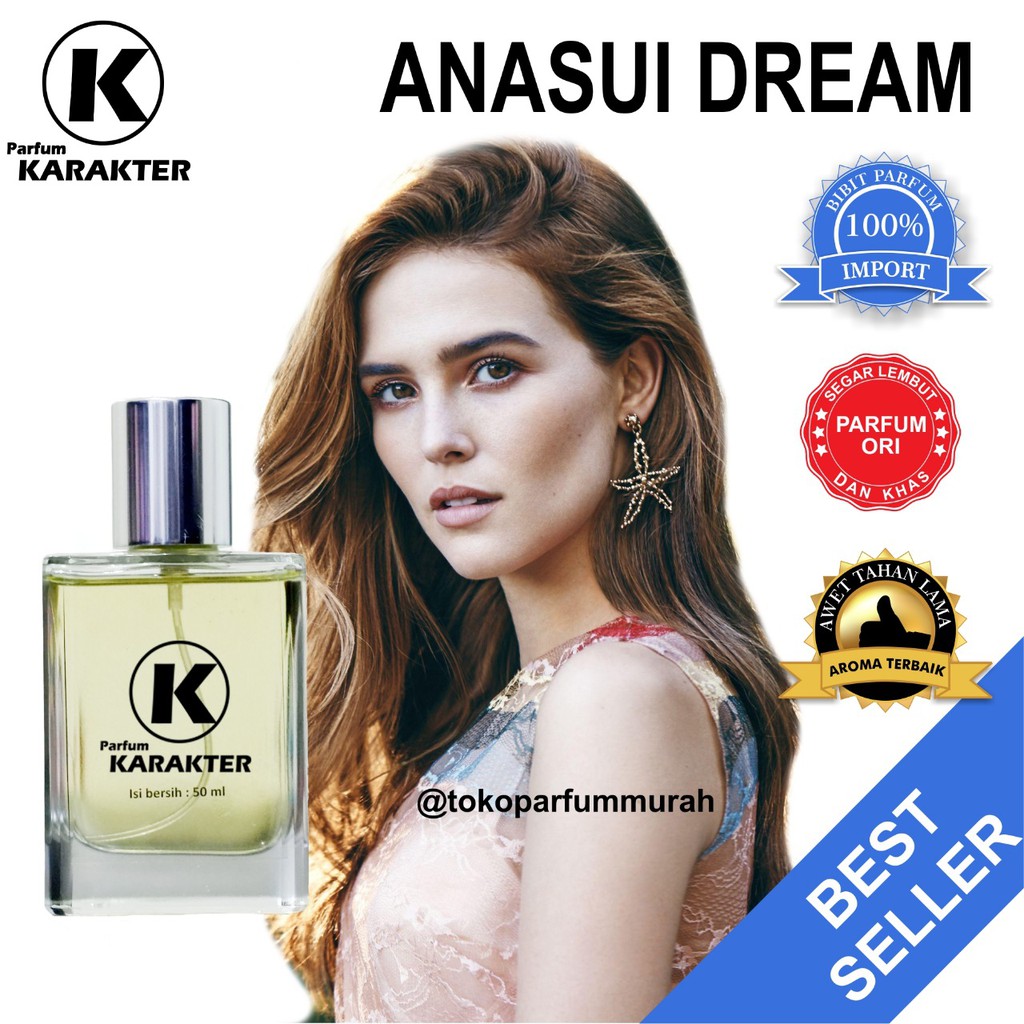 Parfum Cewek Anna Sui Dream | Bibit Parfum Import  Wangi &amp; Tahan | Kemasan 50ml | Bisa Cod