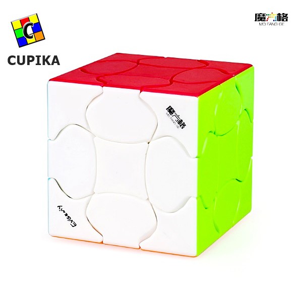 Rubik 3x3 Qiyi Fluffy Cube Unik Stickerless