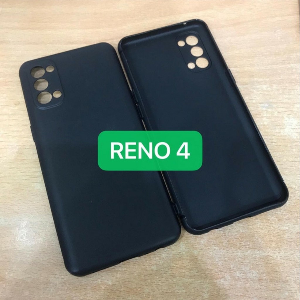 jelly doff slim silicone Oppo Reno 4 matte case casing cover