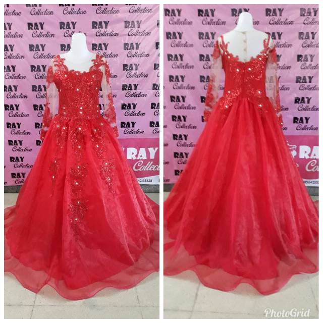 Gaun pengantin/gaun prewedding/gaun kebaya/gaun akad/gaun pengantin muslim