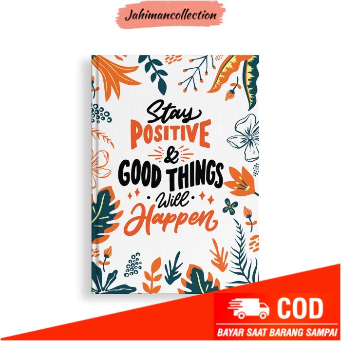 

✨ BISA COD ✨ Notebook Custom #Floral - Custom Notebook - Planner - polos