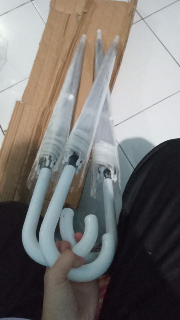 Payung Transparan - Payung Jepang