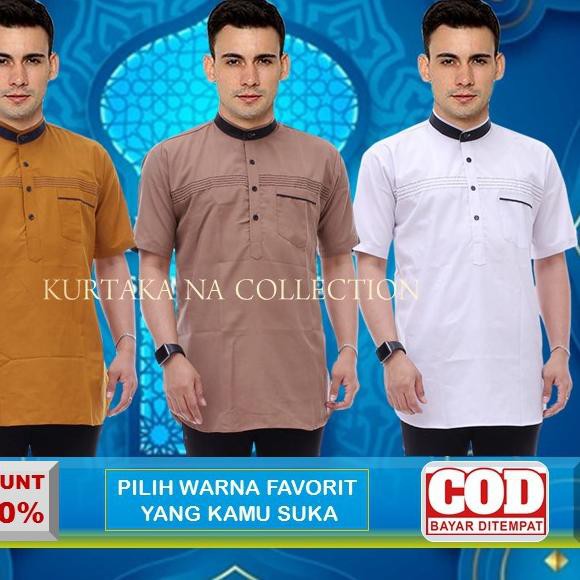 『 5.5 』 *Promo* Koko Syubbanul Muslimin Koko Azzahir Koko Baju Koko Orang Tua Koko Bordir Lengan Pen