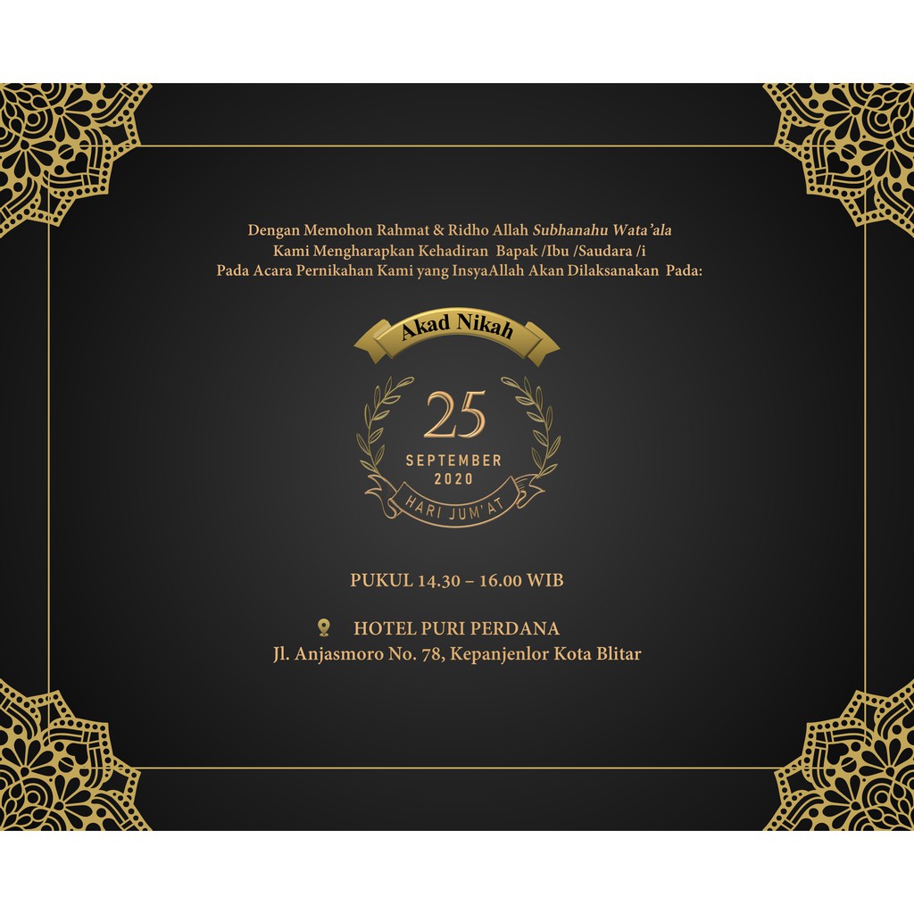 Undangan Digital Video Pernikahan Tema Jawa Elegant