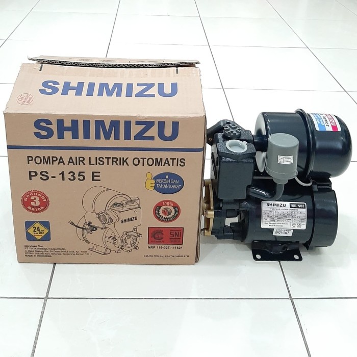 new Pompa Air Shimizu PS135e 125watt Otomatis