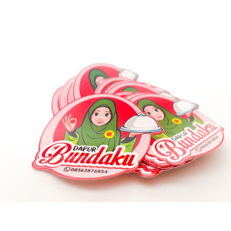 

Cetak stiker + Cutting