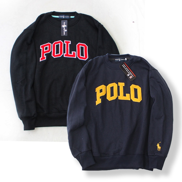 Jaket Sweater Crewneck Pria Wanita POLO - Sweater Pria Casual
