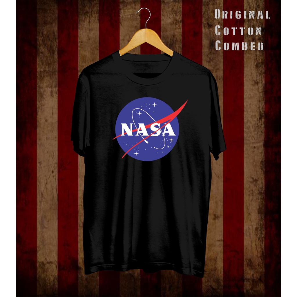 Kaos/ Tshirt Logo NASA Original Combed