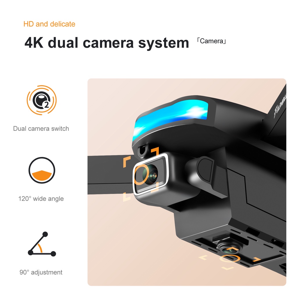 Mukava Drone E99pro dua Kamera 4K ultra HD Camera Auto Fokus Include Remot Dan Kamera Original