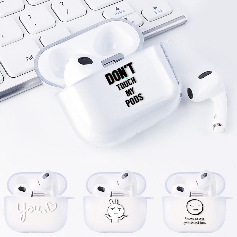 Casing Pelindung Motif Kartun Binatang Lucu Untuk AirPods 3