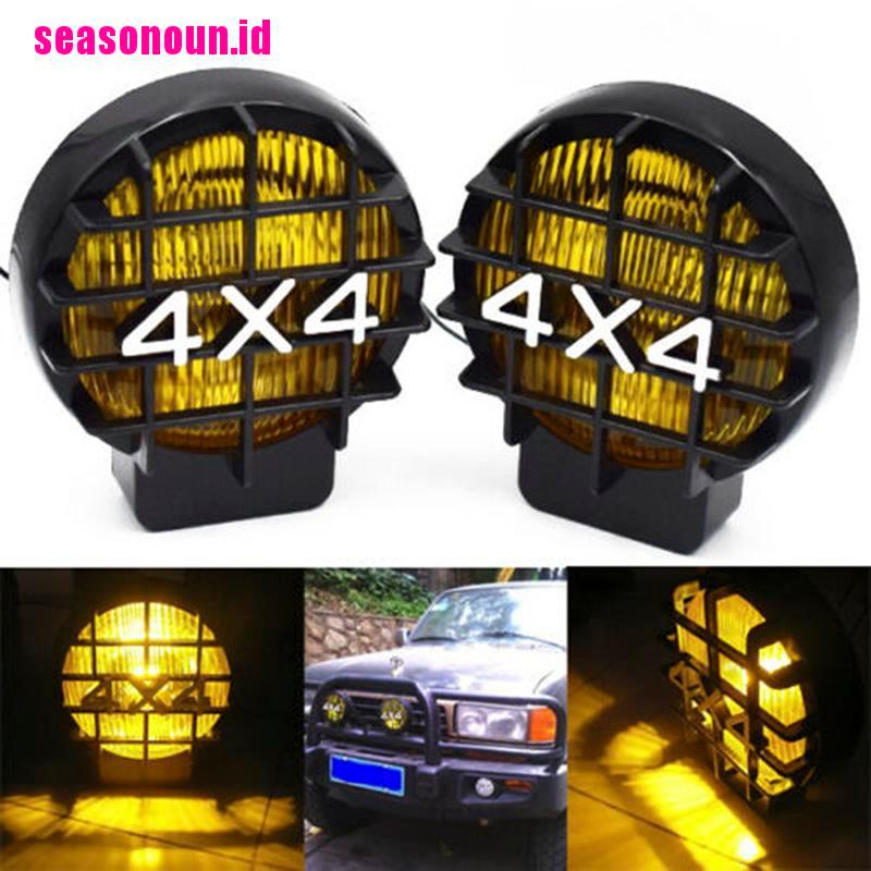 (seasonoun) Lampu Kabut Halogen Led Bulat 5.5 &quot;4X4&quot; Untuk Mobil Off Road