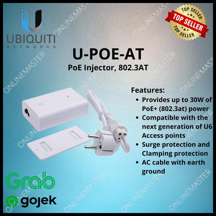 Ubiquiti U-Poe-At Poe Injector 802.3At