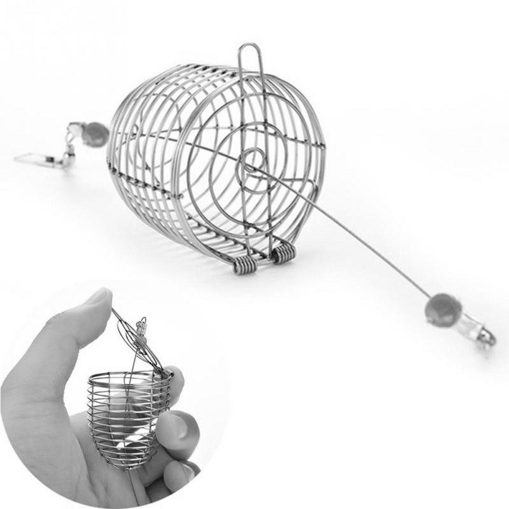 Nickolas1 Lure Cages Stainless Steel Holder Fish Bait Trap Keranjang Umpan