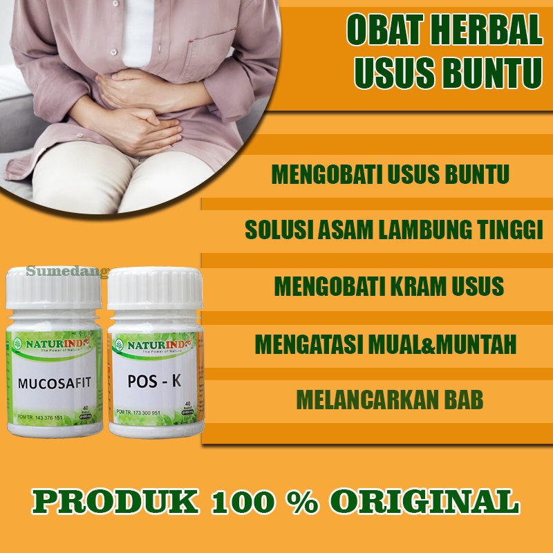 Obat Usus Buntu Paling Ampuh Tanpa Operasi BPOM Asam Lambung Maag Kronis bio Bukan De Nature Mucosafit dan Pos K-2