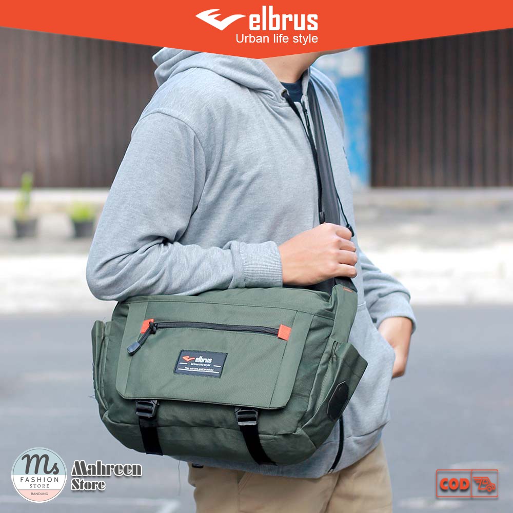 Tas Selempang Besar Tas Slingbag Tas Kerja Tas Laptop Pria - Elbrus | TL 751