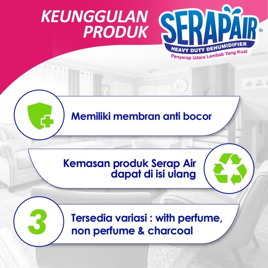 Ktmstore Bagus Serapair Square Box serap air 700 ml Extra Fresh Biru W-20402