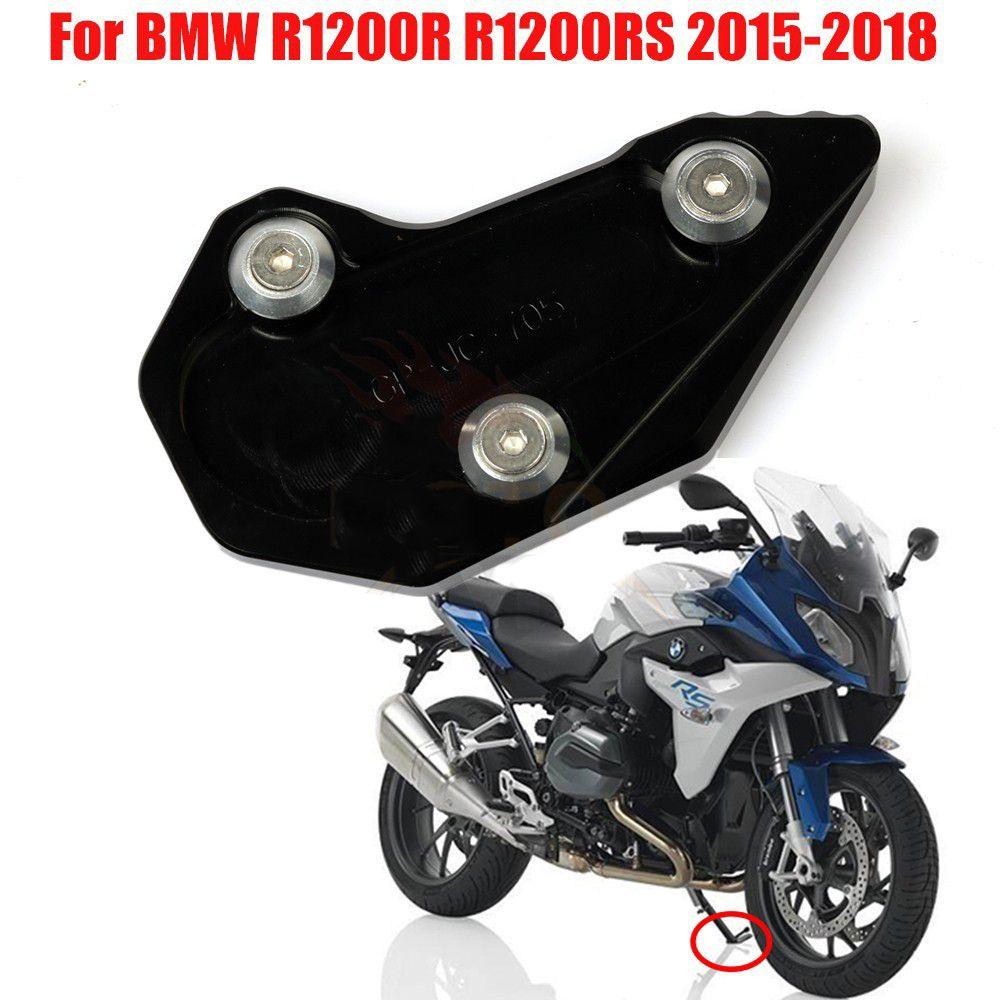 Populer Pad Pembesar Ekstensi Kaki Baru Kickstand Side Stand Side Kick Stand Untuk BMW R1200R R1200RS 15-18