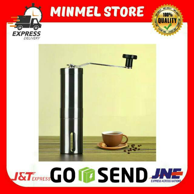 ALAT GILING KOPI COFFEE GRINDER PENGGILING BIJI KOPI COFFE BEAN GRINDER STAINLESS STEEL MANUAL