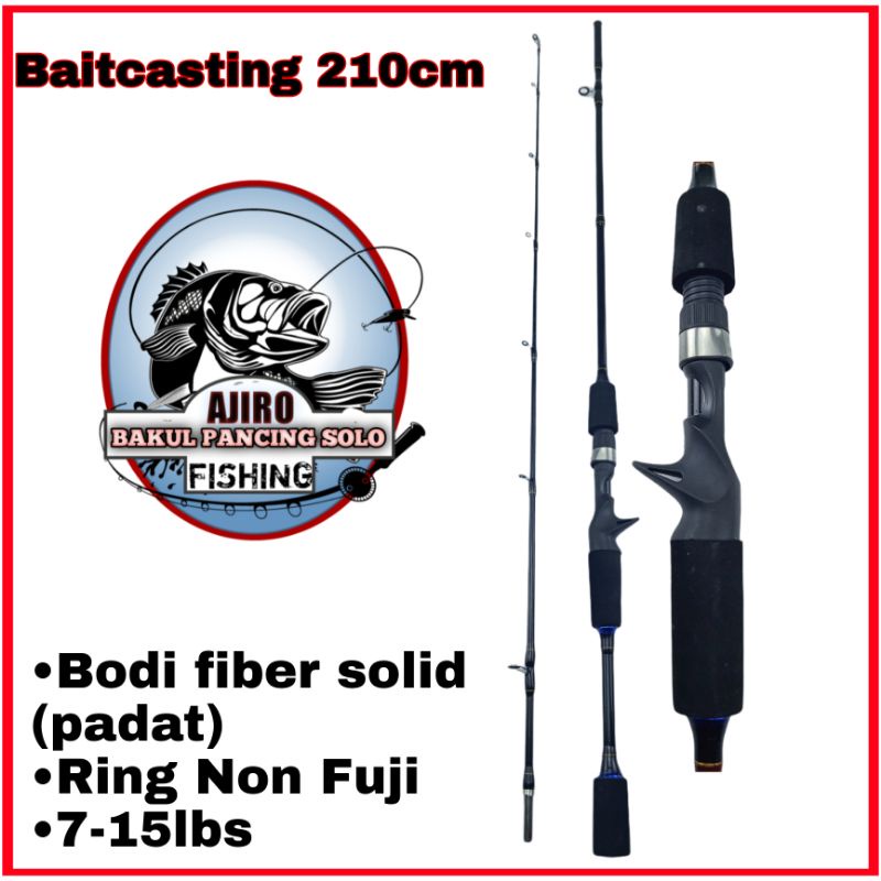 joran pancing ul bc casting fiber solid ajiro sniper 210 murah (COD)