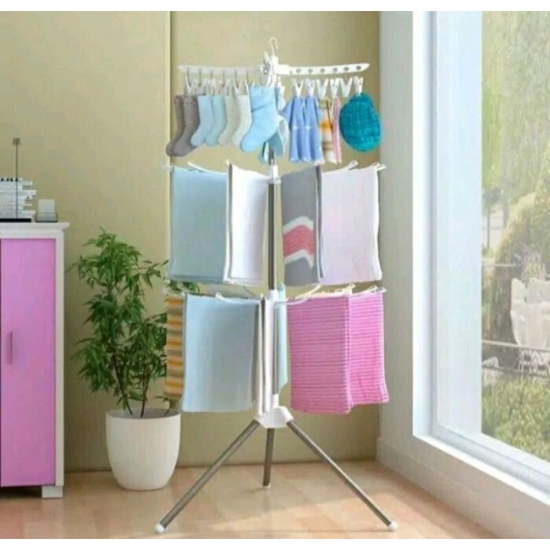 Jemuran Menara Jumbo 3 Tingkat