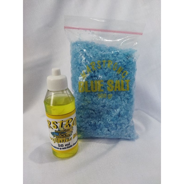 paket hemat perawatan ikan obat kuning garam ikan biru