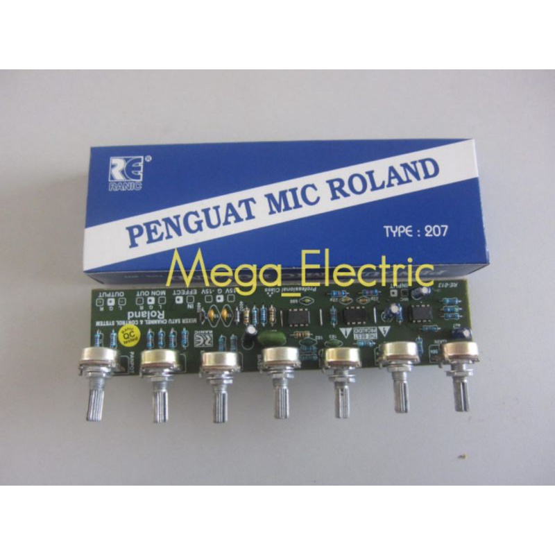 Kit Penguat Mic Roland Mixer Rolland