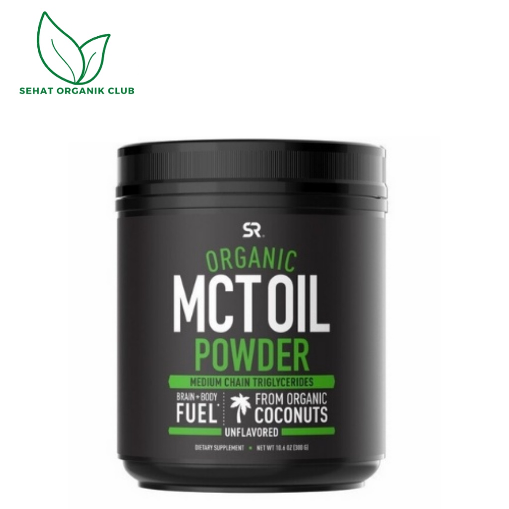 Sports Research Organic MCT Oil Powder Unflavored 300 g