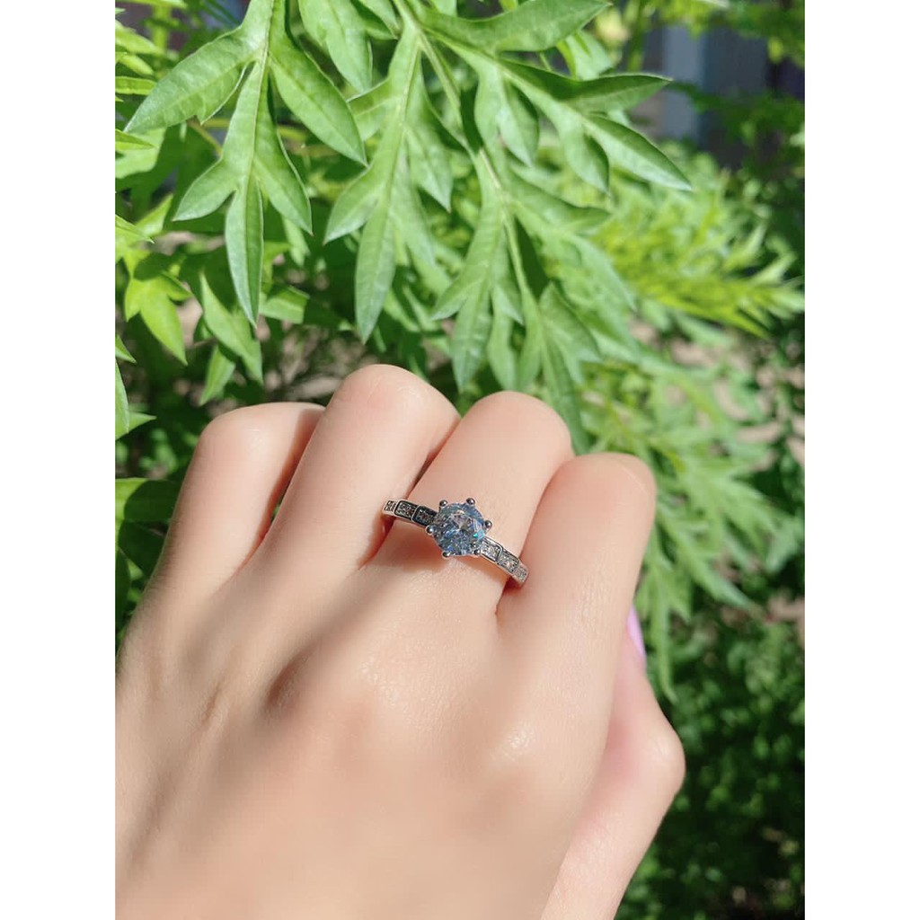 COD cincin fashion wanita silver 925 anti karatan model diamon zircon free diamond have size import