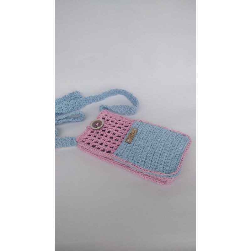 Tas hp rajut (phone case) handmade