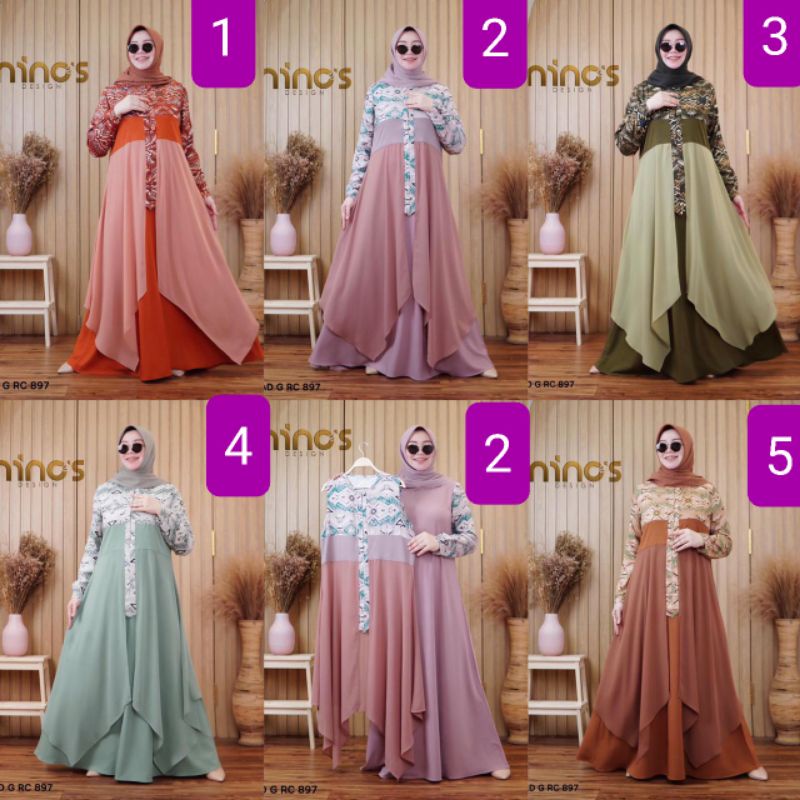 GAMIS NINOS AD G RC 897 NEW COLLECTION  GAMIS dg OUTER LEPASAN By NINOS.DESIGN /#52